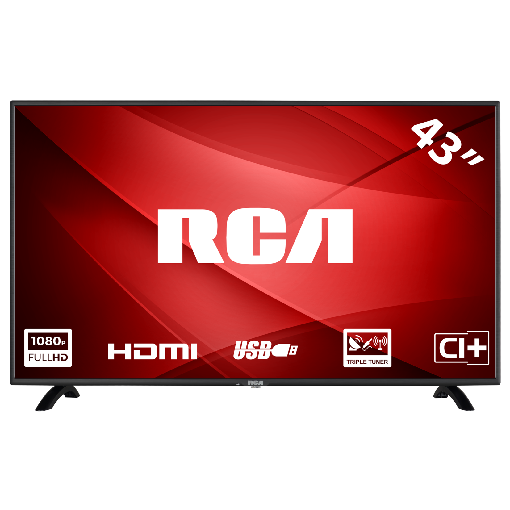 RCA RB43F3 43 inch Full HD LED TV with (DVB-C, DVB-T2), HDMI and USB connection