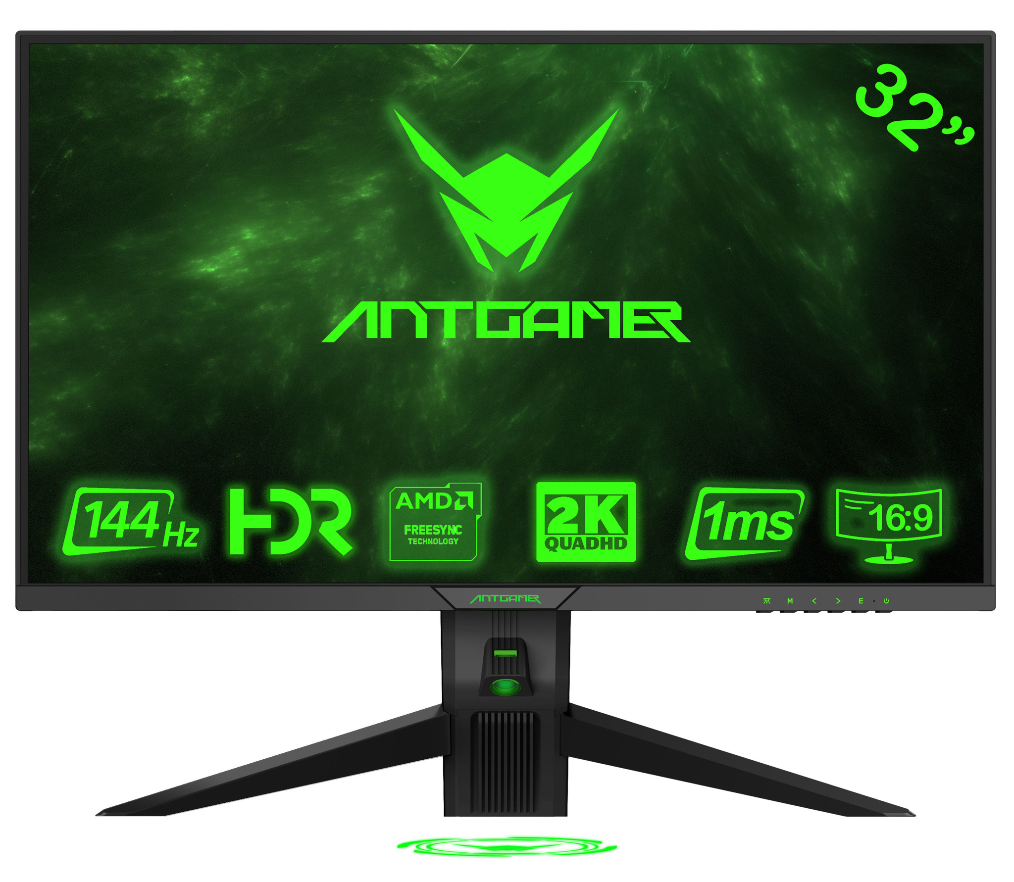 GameMax 32 WQHD, 165Hz, 1ms 1500R Curved Zero Frame Gaming Monitor  GMX32C165Q