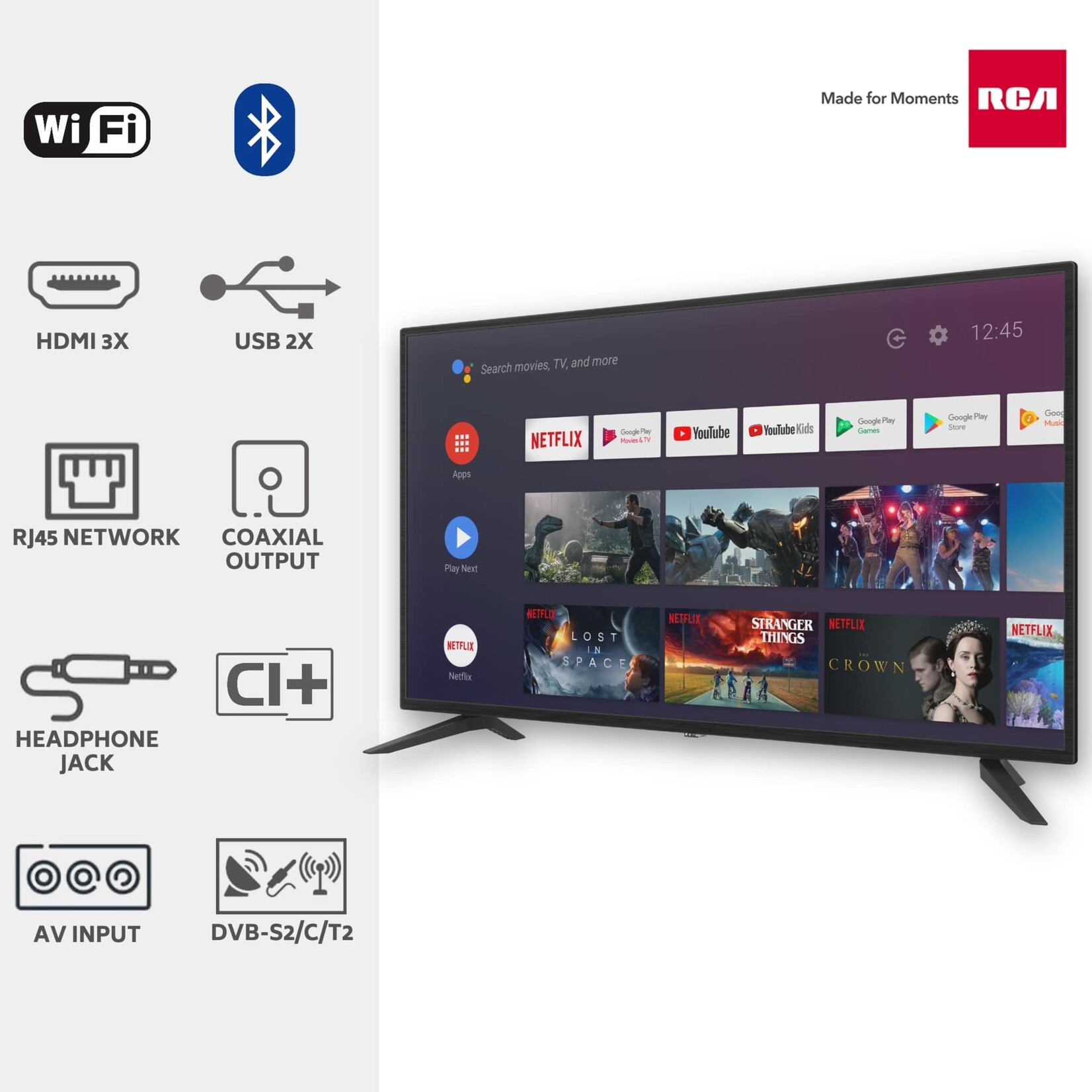 Smart TV 42” Full HD RCA AND42Y Android