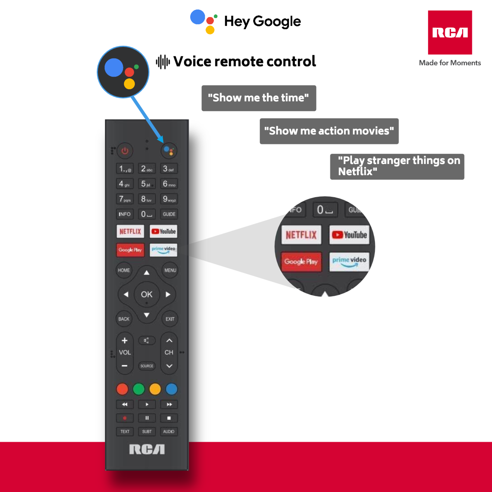 RCA Smart TV 32 Pulgadas LED HD WiFi Android Televisor con Google