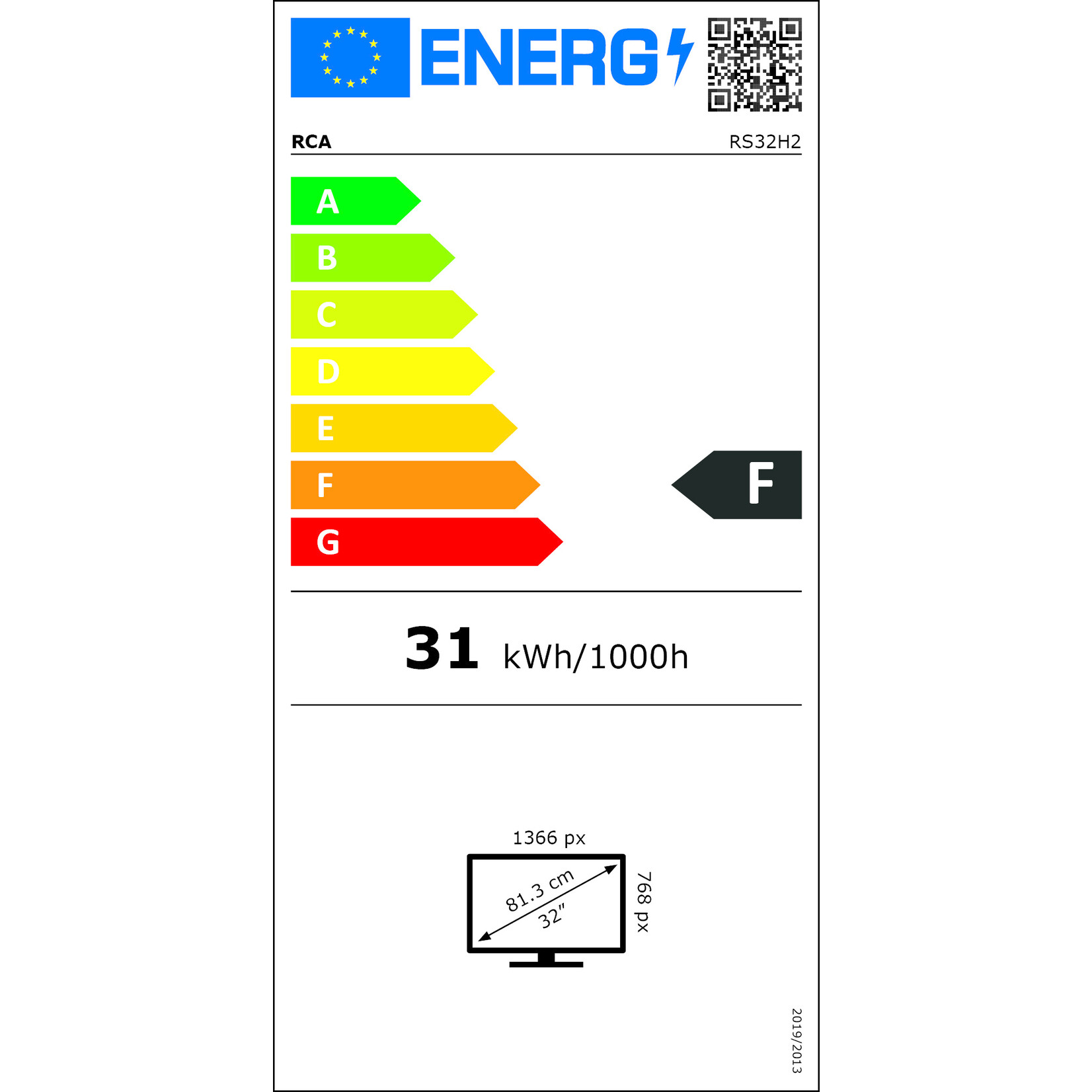 RCA RCA RS32H3-EU ANDROID SMART LED TV