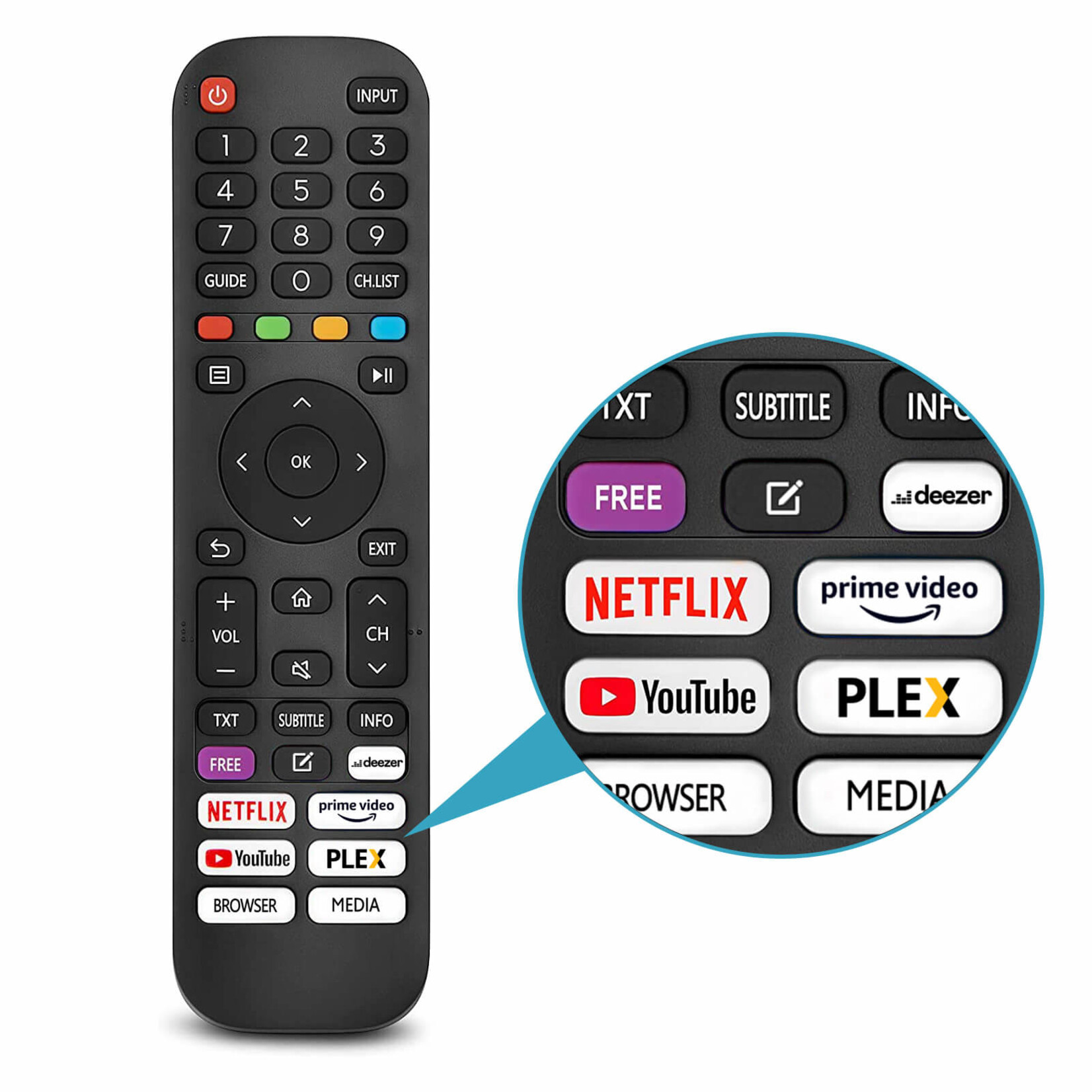 RCA RCA iRV32H3 Smart TV 32 Pulgadas (80 cm) Televisores - Netflix, Prime Video, Rakuten TV, DAZN, Disney+, Youtube, WiFi, Triple-Tuner DVB-T2 / S2 / C, Dolby Audio