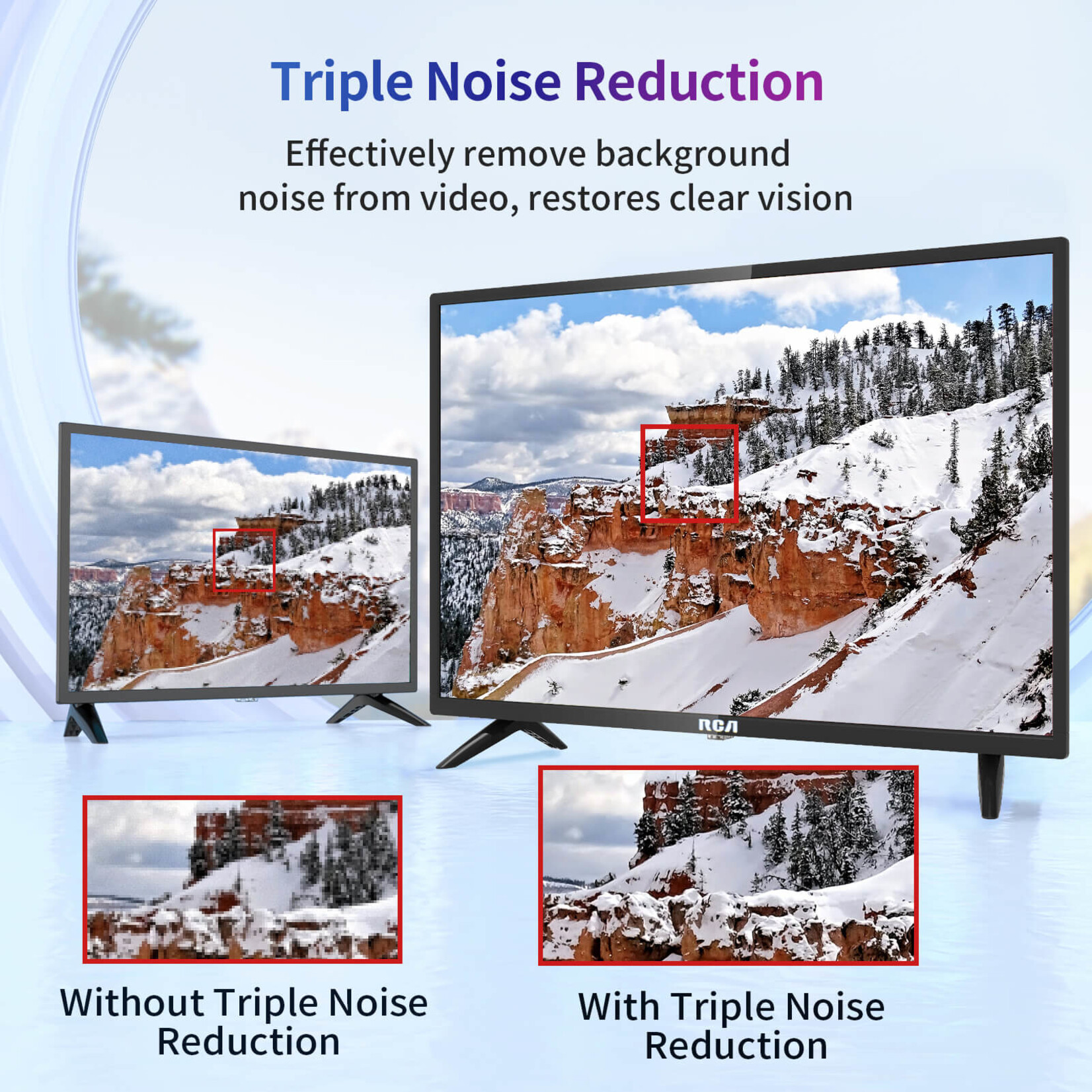 RCA RCA iRV32H3 Smart TV 32 Pulgadas (80 cm) Televisores - Netflix, Prime Video, Rakuten TV, DAZN, Disney+, Youtube, WiFi, Triple-Tuner DVB-T2 / S2 / C, Dolby Audio