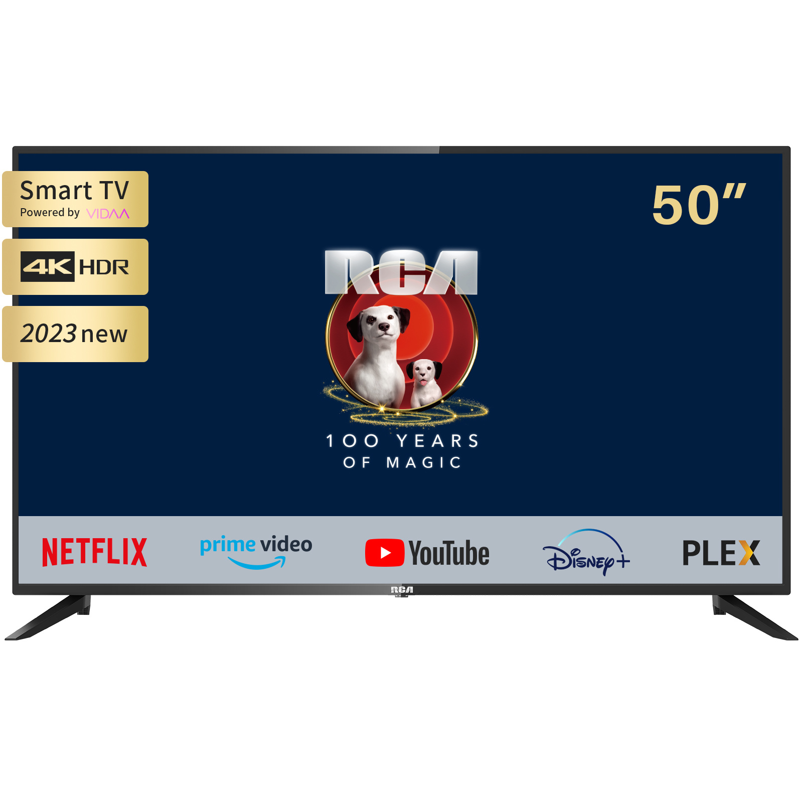 RCA iRV50U3 Smart TV 50 Pulgadas (127 cm) Televisores 4K HDR, Netflix