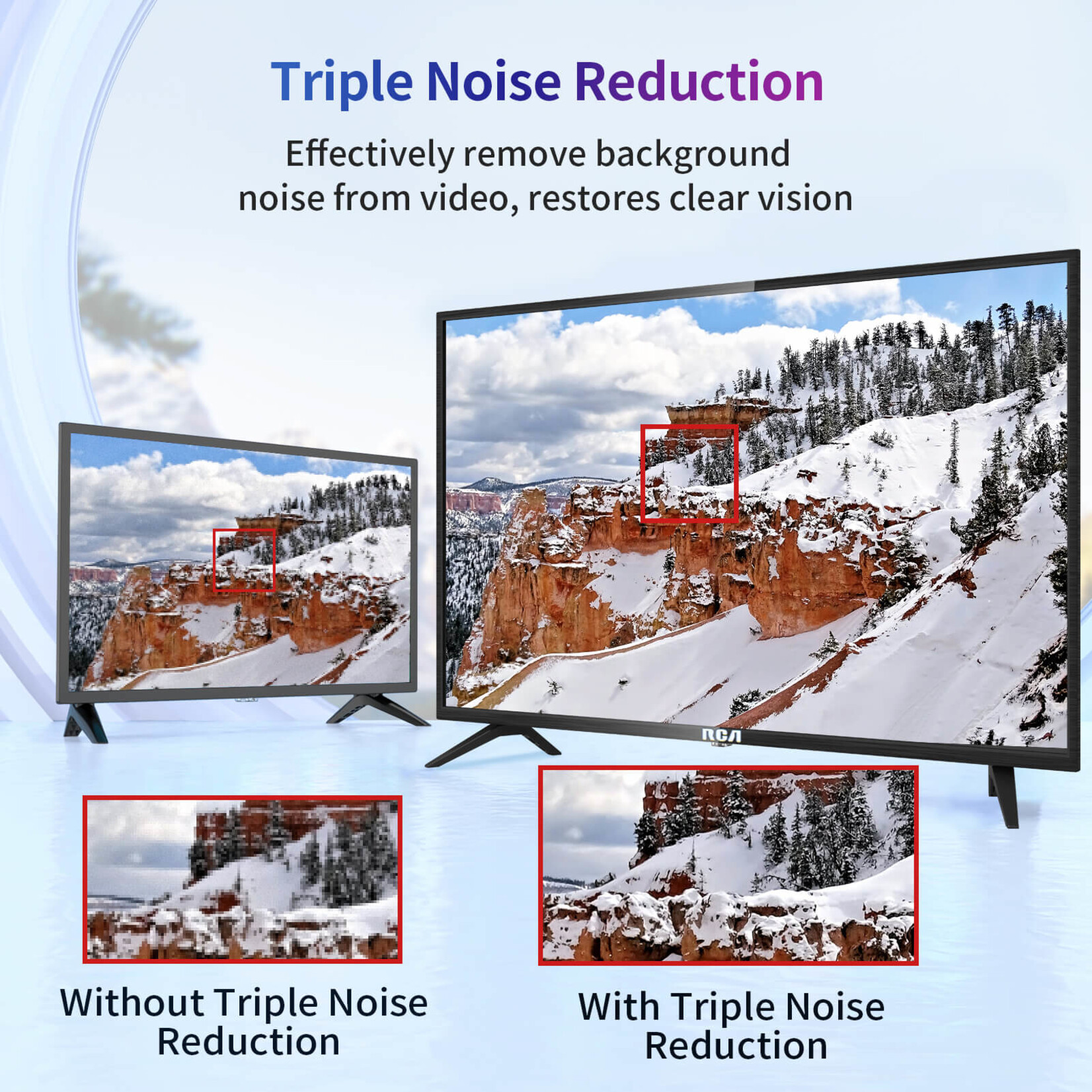 RCA RCA  iRV50U3 Smart TV 50 Pulgadas (127 cm) Televisores 4K - HDR, Netflix, Prime Video, Rakuten TV, DAZN, Disney+, Youtube, UVM,Control de Voz WiFi, Triple-Tuner DVB-T2 / S2 / C