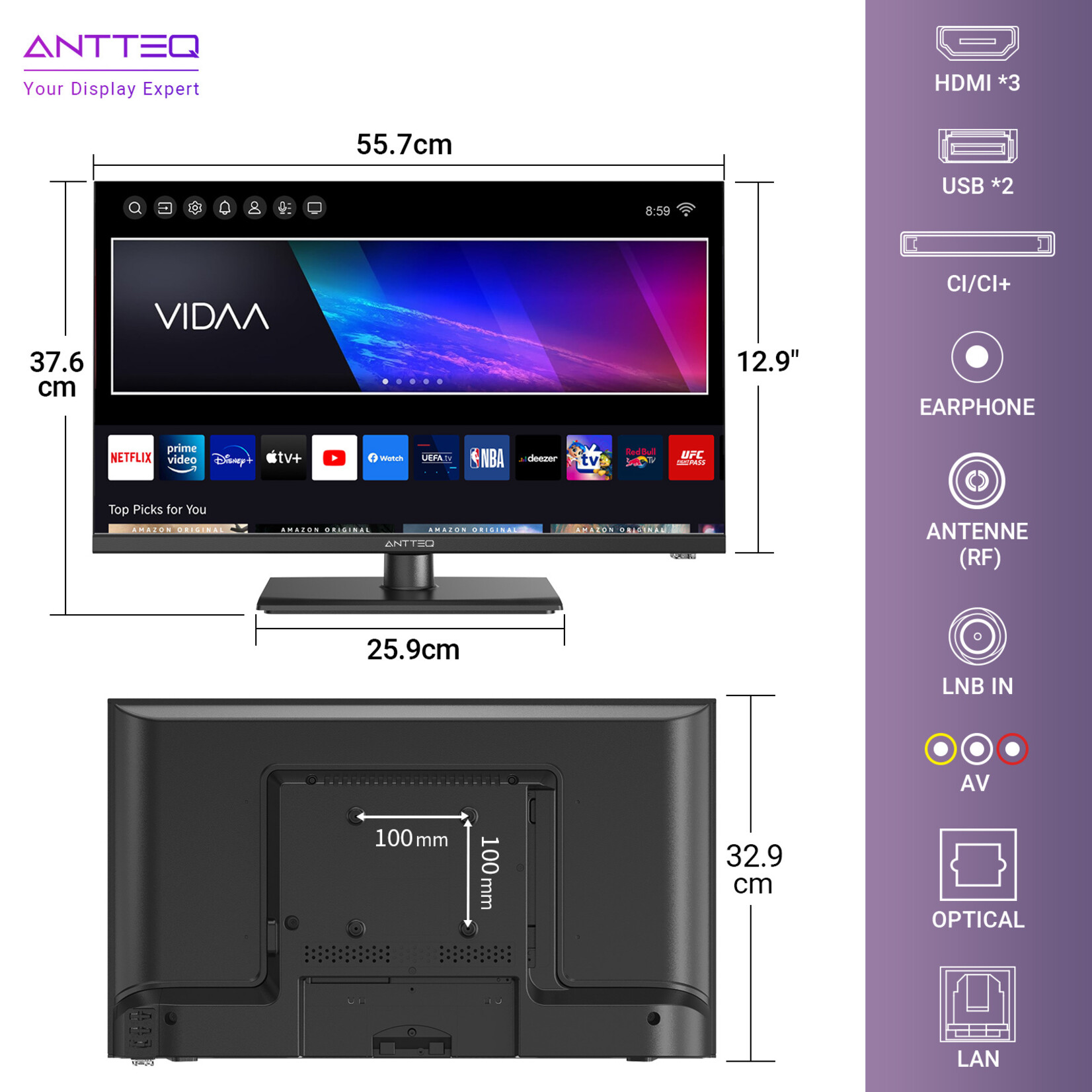 ANTTEQ ANTTEQ TV V25-AF3.Q1