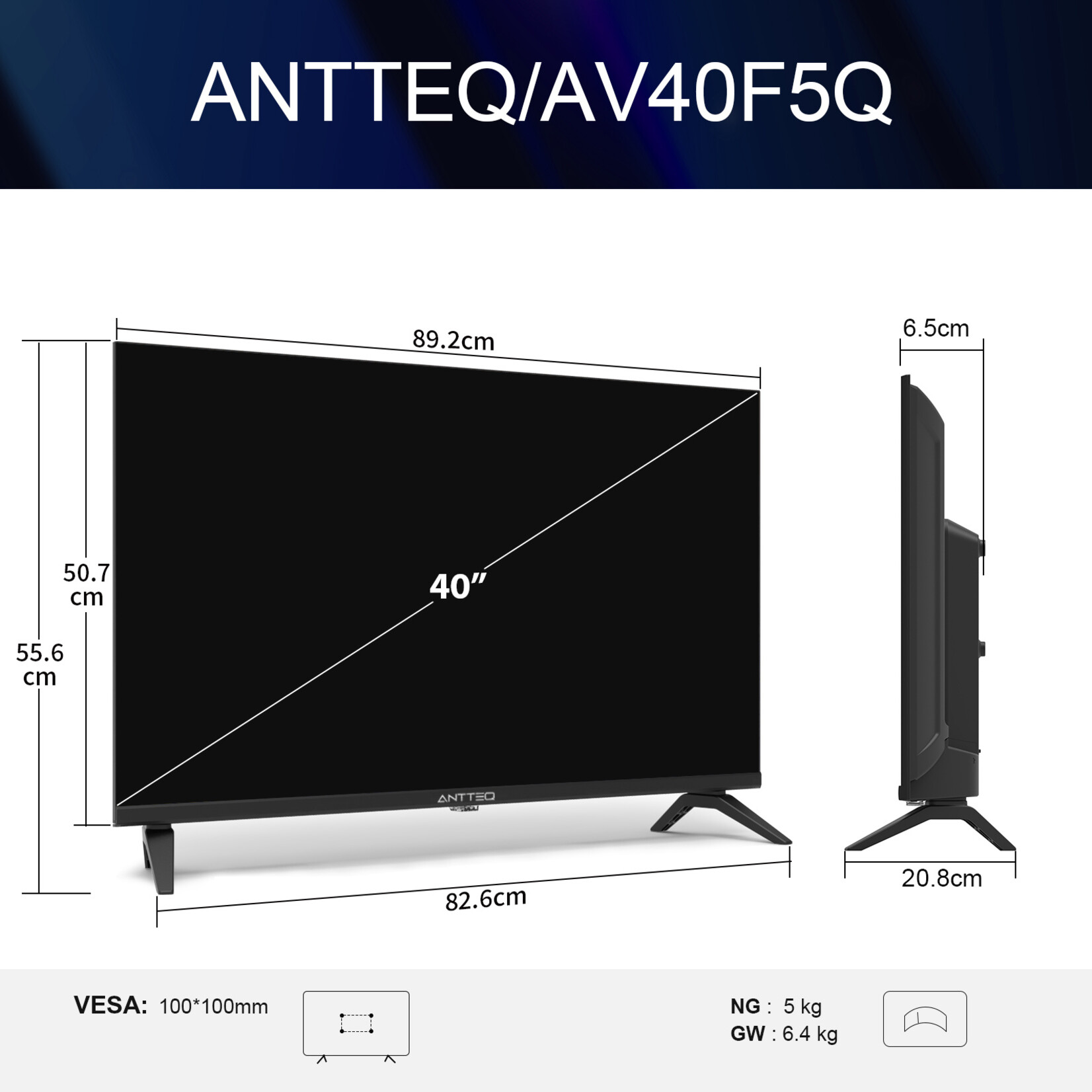 ANTTEQ ANTTEQ TV AV40F5Q-Q1