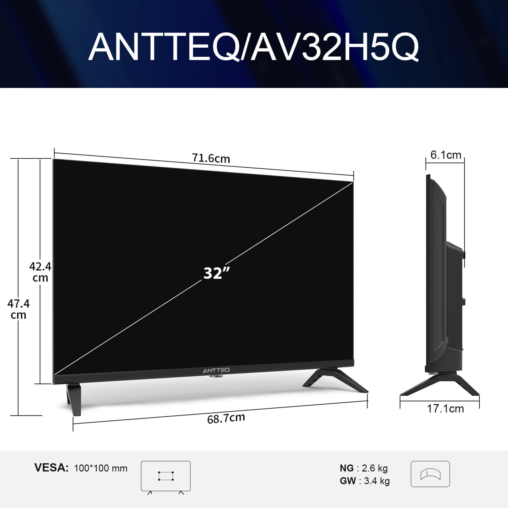 ANTTEQ ANTTEQ TV AV32H5Q-Q1