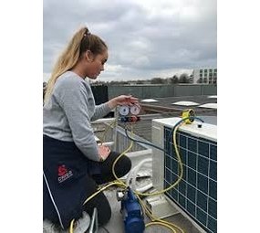 F gassen gecertificeerd in gebruik stellen split unit