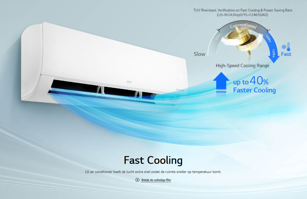 LG 5.0 KW inverter AC warmtepomp LG 5.0 KW inverter AC warmtepomp