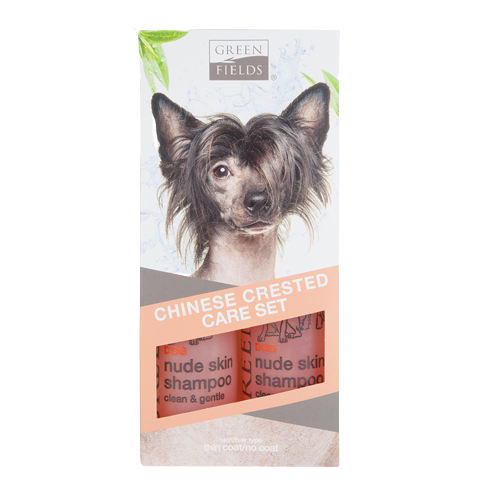 Greenfields Chinese Crested Care Set - 2 x 250 ML