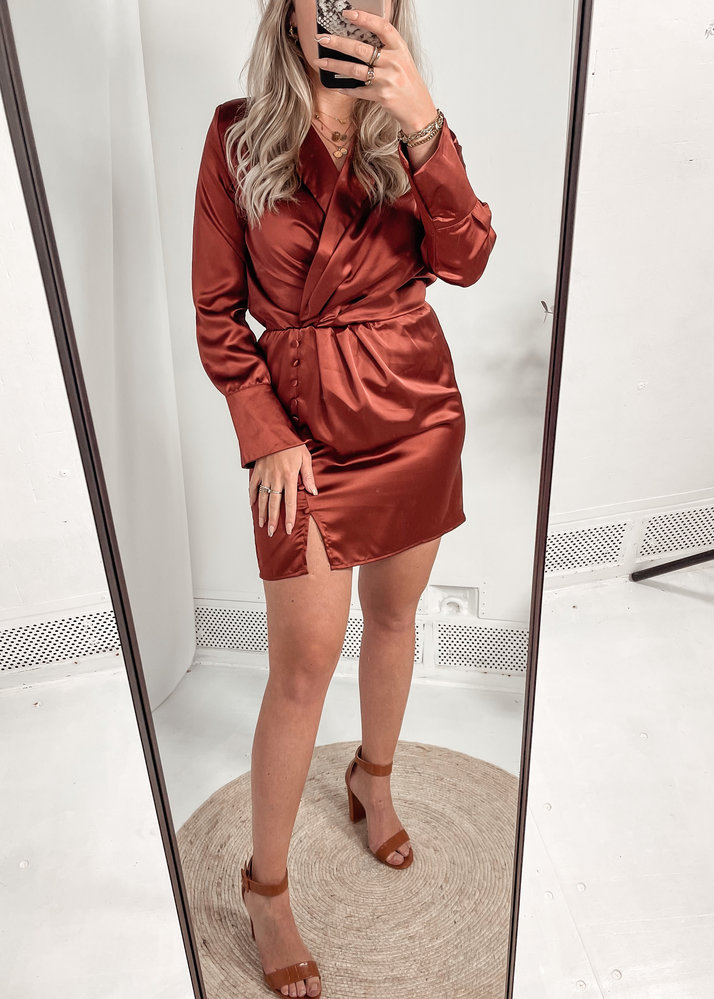 CELINE DRESS RUST CELINE DRESS RUST