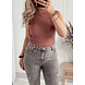 LAUREN COL TOP DARK PINK LAUREN COL TOP DARK PINK