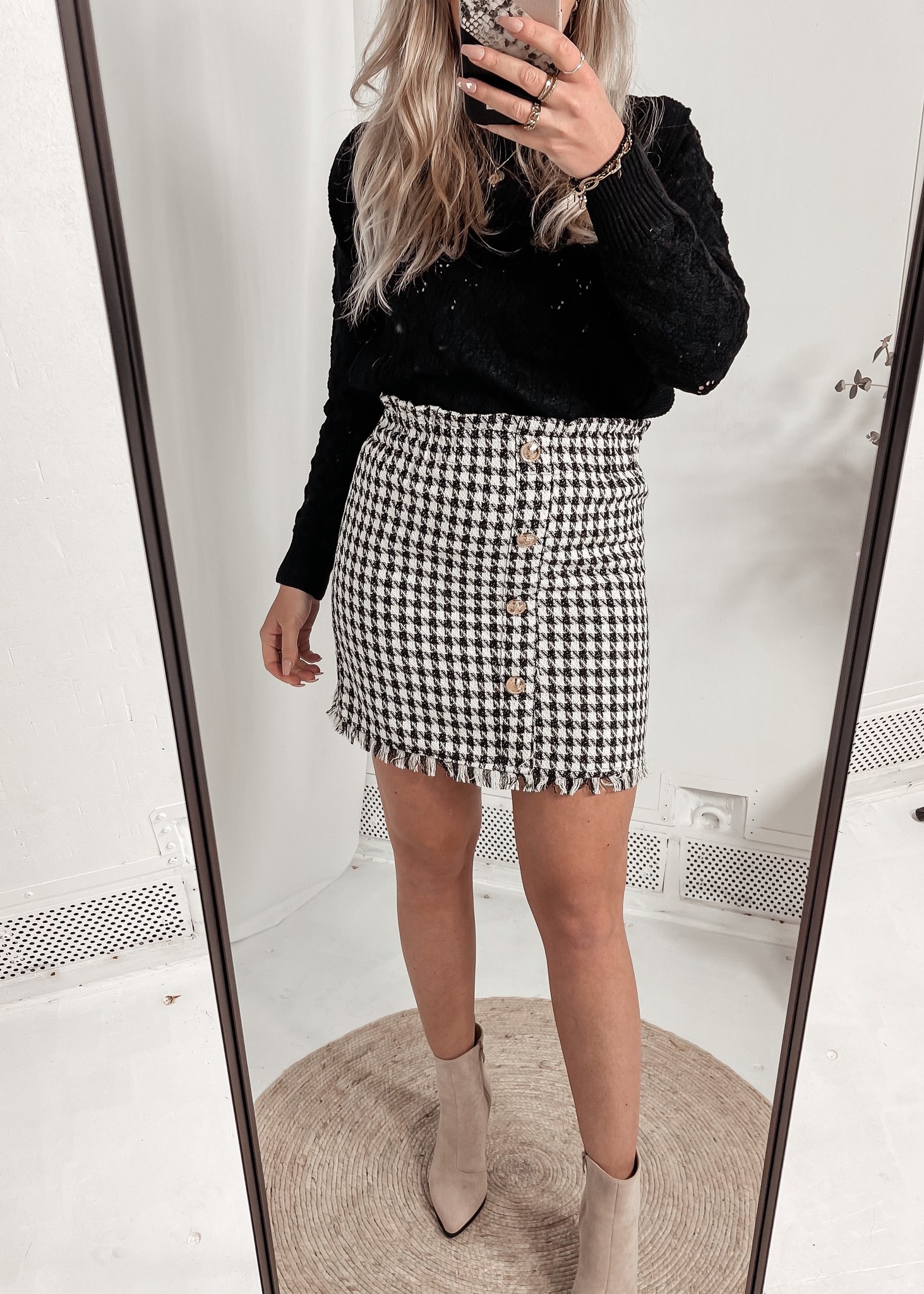 LOLA TWEED SKIRT