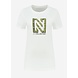 NIKKIE SNAKEY N LOGO T SHIRT WHITE NIKKIE SNAKEY N LOGO T SHIRT WHITE