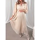 PREG PROOF MAXI PLISSE DRESS CREME PREG PROOF MAXI PLISSE DRESS CREME