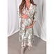 PREG PROOF CLEO PRINT DRESS GREEN PREG PROOF CLEO PRINT DRESS GREEN