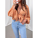 BOW BLOUSE PEACH BOW BLOUSE PEACH