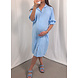 PREG PROOF MAXI BLOUSE DRESS LIGHT BLUE PREG PROOF MAXI BLOUSE DRESS LIGHT BLUE