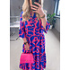 YARA MAXI DRESS PINK & KOBALT YARA MAXI DRESS PINK & KOBALT