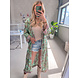 BOHO MIDI KIMONO GREEN BOHO MIDI KIMONO GREEN