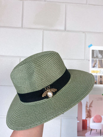 BEE HAT OLIVE GREEN BEE HAT OLIVE GREEN