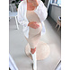 PREG PROOF COTTON CARDIGAN WHITE PREG PROOF COTTON CARDIGAN WHITE