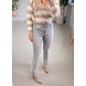 HIGH WAIST SPLIT JEANS 02 LIGHT GREY HIGH WAIST SPLIT JEANS 02 LIGHT GREY