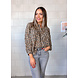 COTTON BLOUSE LEOPARD COFFEE COTTON BLOUSE LEOPARD COFFEE