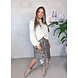 SATIN SKIRT LEOPARD BEIGE SATIN SKIRT LEOPARD BEIGE