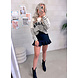 RUFFLE STRETCH SKIRT BLACK RUFFLE STRETCH SKIRT BLACK