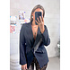 FRINGE BLAZER BLACK FRINGE BLAZER BLACK