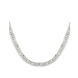 SHORT STRASS NECKLACE SILVER SHORT STRASS NECKLACE SILVER
