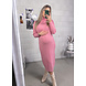 PREG PROOF CABLE COL DRESS OLD PINK PREG PROOF CABLE COL DRESS OLD PINK