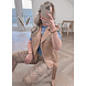 FRINGE GILET LIGHT BROWN FRINGE GILET LIGHT BROWN