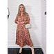 MARA MAXI DRESS PRINT BROWN MARA MAXI DRESS PRINT BROWN