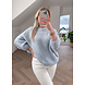 BOBBI KNIT SHORT SLEEVE ICE BLUE BOBBI KNIT SHORT SLEEVE ICE BLUE