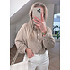 BASIC MOUSSELINE BLOUSE TAUPE BASIC MOUSSELINE BLOUSE TAUPE