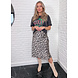 MIDI SATIN SKIRT LEOPARD MIDI SATIN SKIRT LEOPARD
