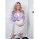 PREG PROOF FLOWER BLOUSE BEIGE PRINT PREG PROOF FLOWER BLOUSE BEIGE PRINT