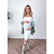 PREG PROOF OVERSIZED MOUSSELINE BLOUSE TIE DYE GREEN PREG PROOF OVERSIZED MOUSSELINE BLOUSE TIE DYE GREEN