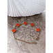 FLOWER BRACELET ORANGE FLOWER BRACELET ORANGE