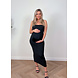 PREG PROOF STRAPLESS DRESS BLACK PREG PROOF STRAPLESS DRESS BLACK