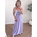 CHROCHET MAXI DRESS LILAC CHROCHET MAXI DRESS LILAC