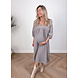 PREG PROOF LOOSE MOUSSELINE MAXI DRESS TAUPE PREG PROOF LOOSE MOUSSELINE MAXI DRESS TAUPE