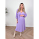 PREG PROOF LOOSE MOUSSELINE MAXI DRESS LILAC PREG PROOF LOOSE MOUSSELINE MAXI DRESS LILAC