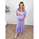 PREG PROOF OVERSIZED TEE SPLIT DRESS LILAC PREG PROOF OVERSIZED TEE SPLIT DRESS LILAC