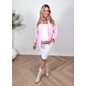 PREG PROOF MOUSSELINE STRIPED BLOUSE PINK PREG PROOF MOUSSELINE STRIPED BLOUSE PINK