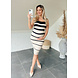 PREG PROOF ROXY DRESS BLACK BEIGE PREG PROOF ROXY DRESS BLACK BEIGE