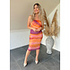 PREG PROOF MESH DRESS ORANGE PREG PROOF MESH DRESS ORANGE